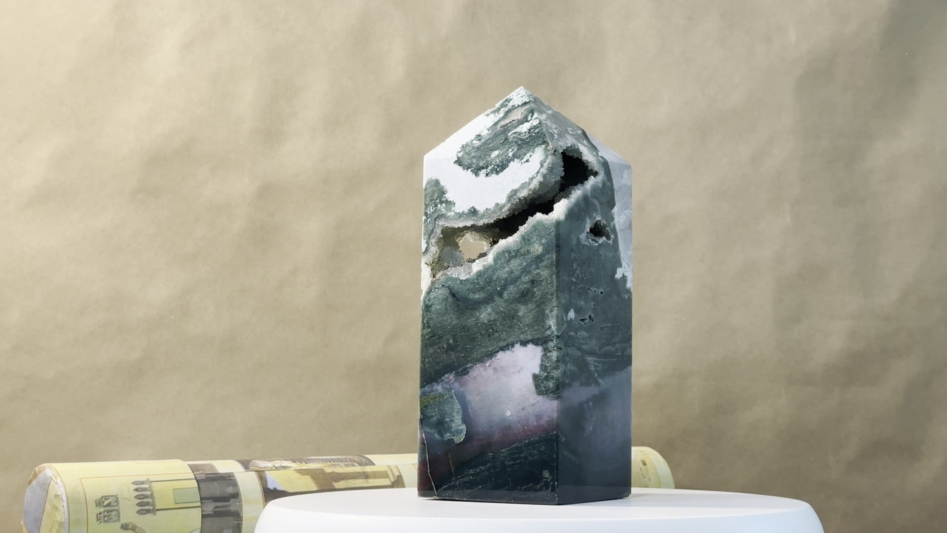 Jaspe Oceánico / High Quality Ocean Jasper Tower Point