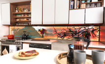 Cherry Blossom Backsplash