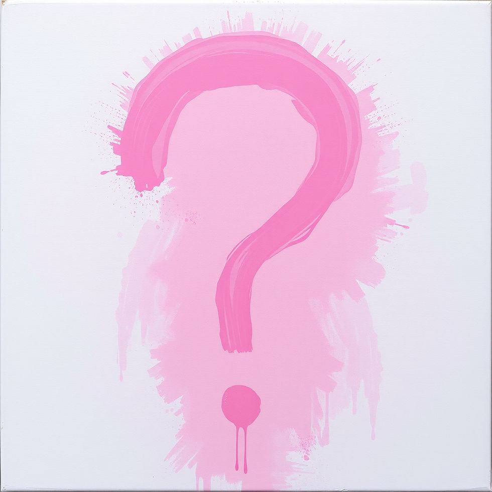 Question mark, where do I start my art journey