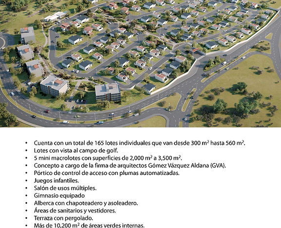 TERRENO ZIBATA PRIVADA AGATA GOLF