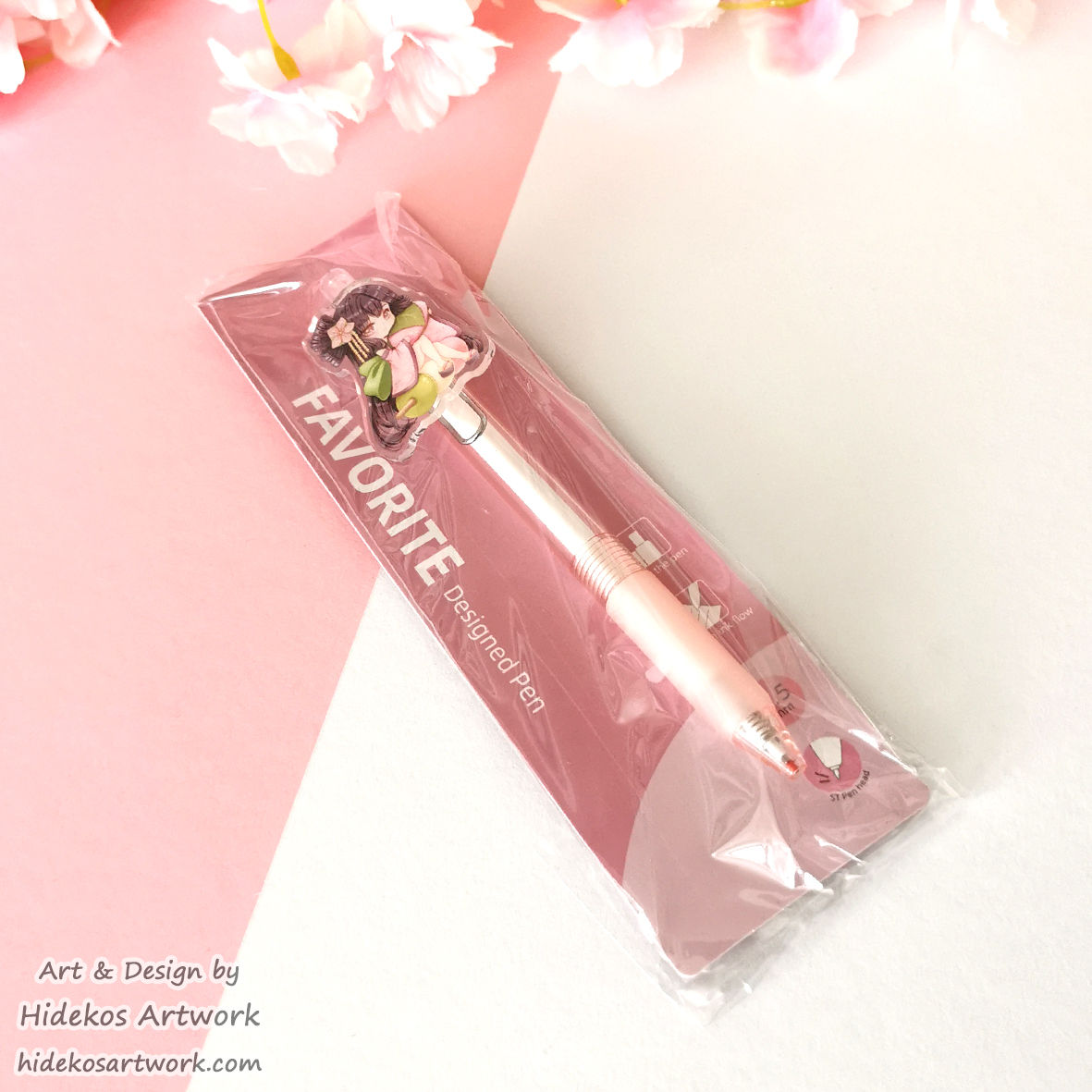 Hinami Chibi - Kugelschreiber mit Acrylcharm