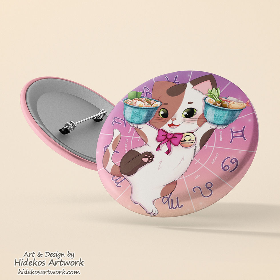 Miniaturbild: Sternzeichen Nekos - Button