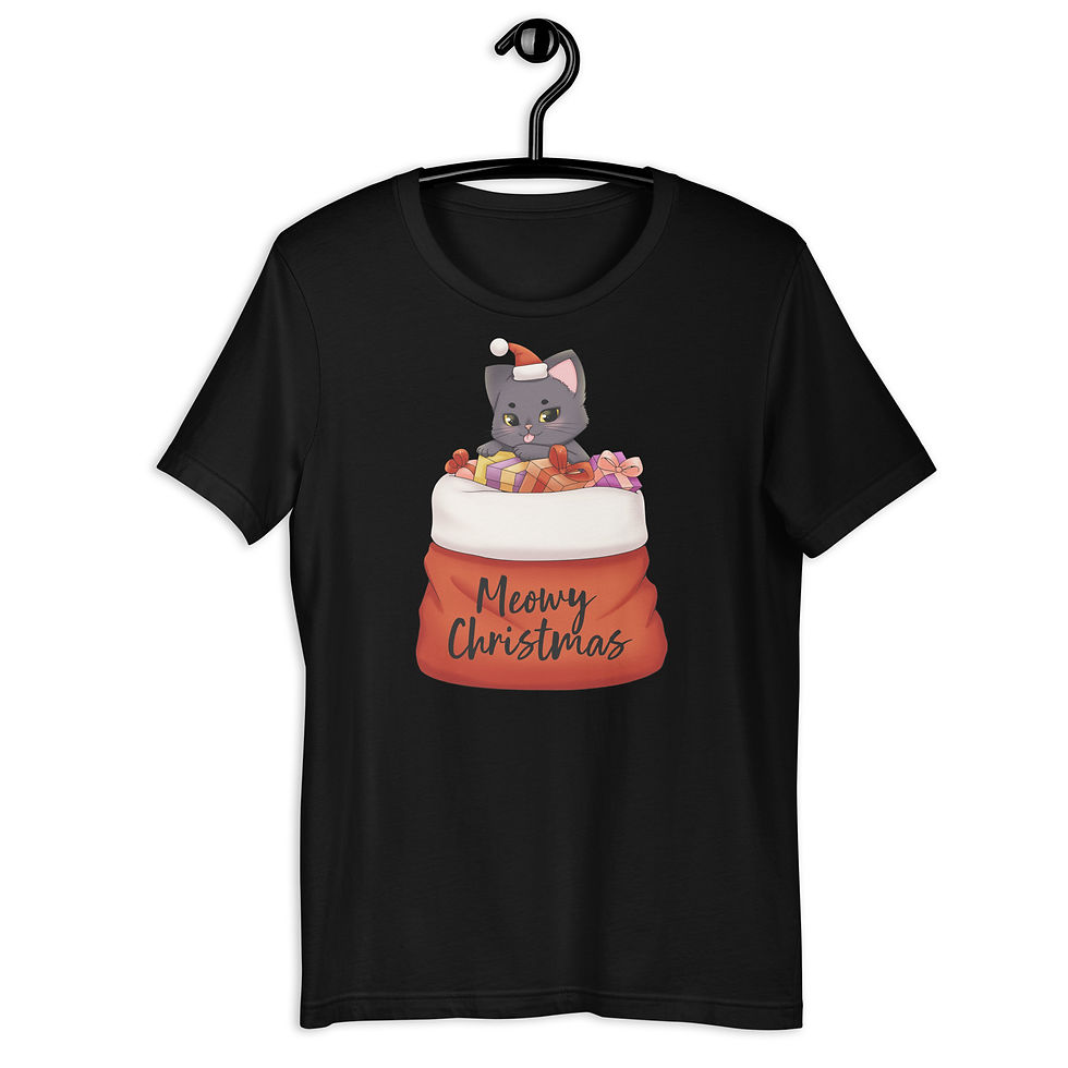grumpy xmas Neko - Unisex T-Shirt bis 5 XL