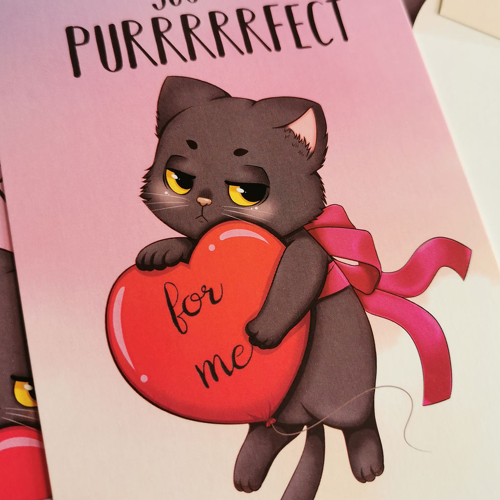 Miniaturbild: kawaii purrfect Neko Postkarte