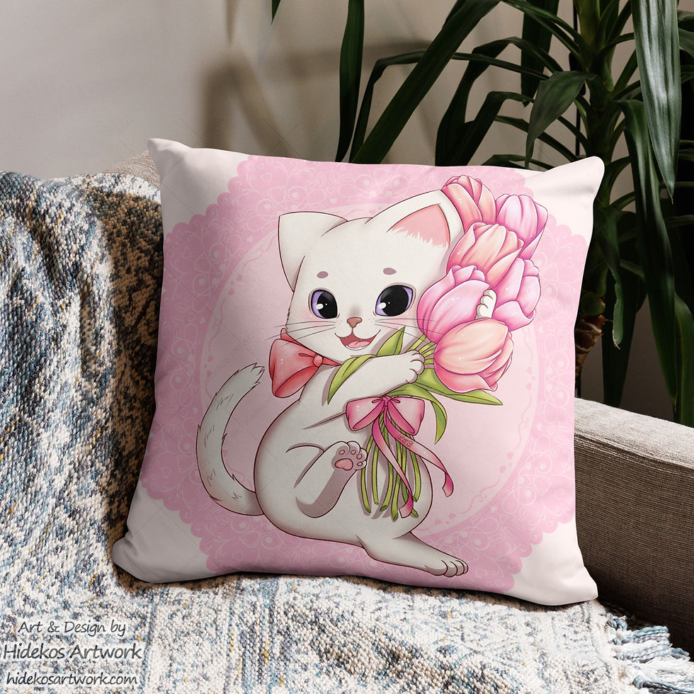 Miniaturbild: Tulpen Neko - Kissen