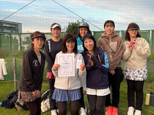 女子団体A 植田チームは2位トー優勝！