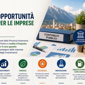 Nuove opportunità agevolative per le imprese: bandi PAT 2026 e credito d’imposta caro-gasolio