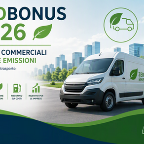 Ecobonus 2026 per veicoli commerciali a basse emissioni