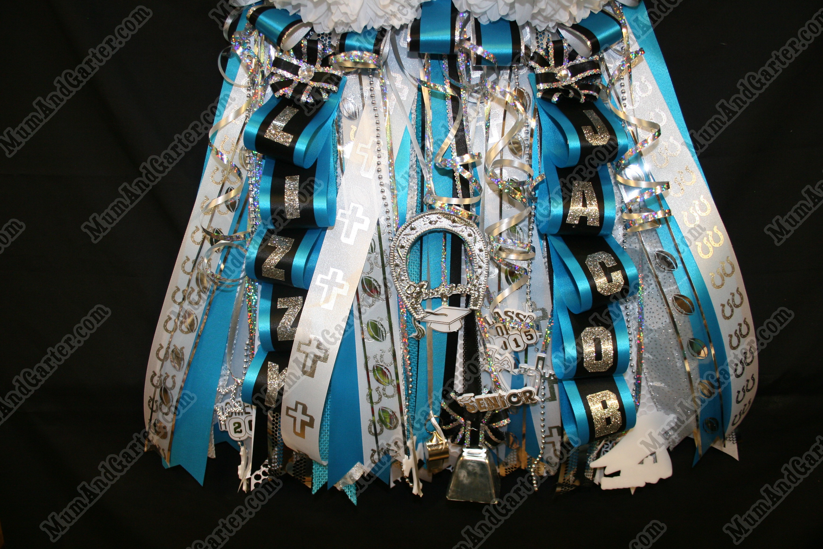 Senior Mega Garter Turquoise Skirt