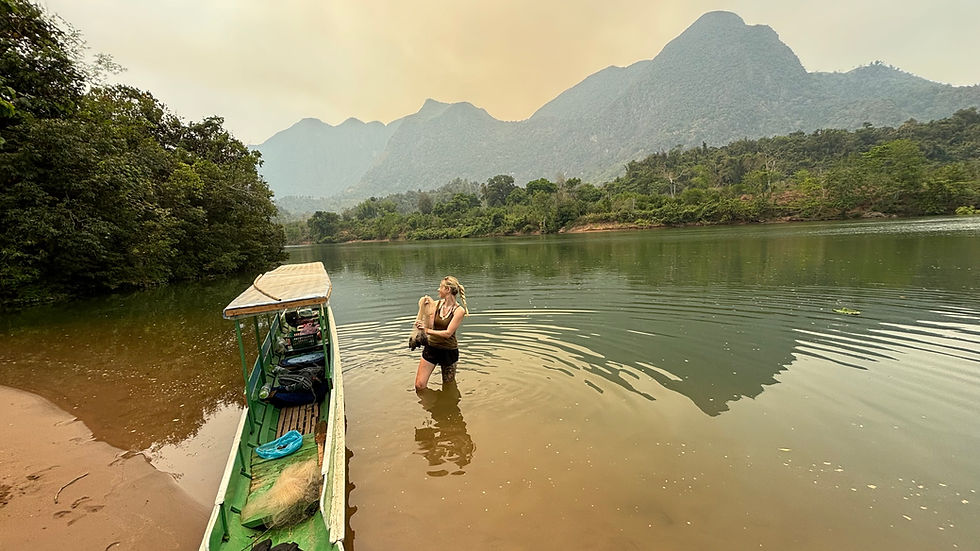 Fishing in laos