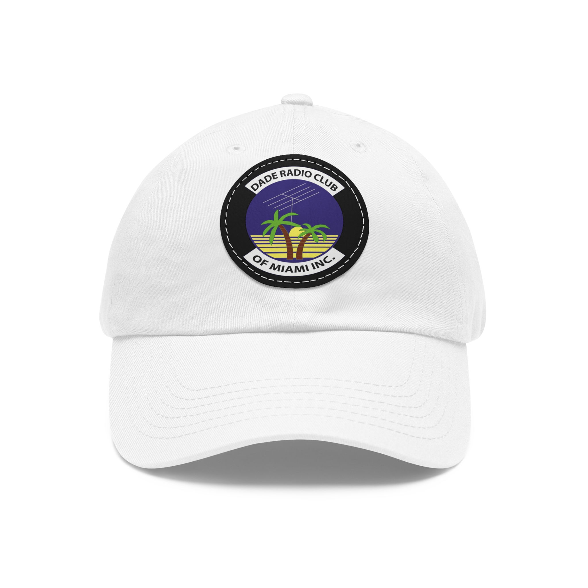 Dade Radio Club Dad Hat with Leather Patch