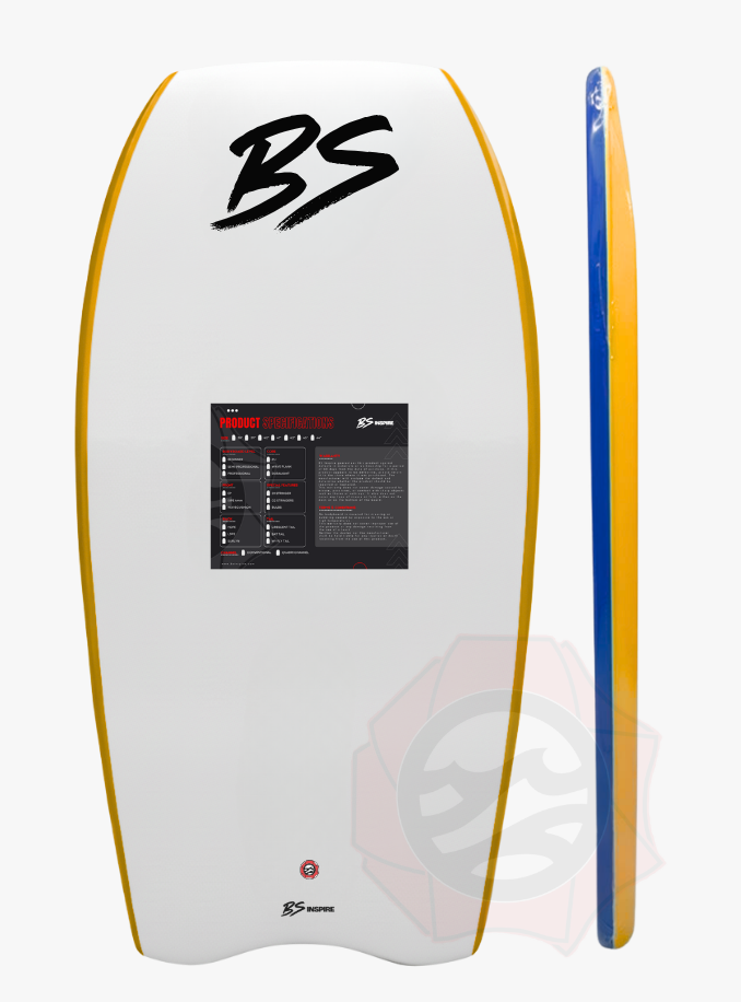 Miniatura: Bodyboard BS Inspire | Flyout | Azul Royal-Branco | Wi-Fly Tail