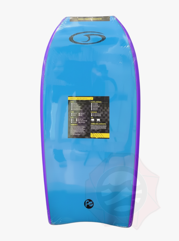 Miniatura: Bodyboard Genesis | Modelo GSX | Roxo-Azul Claro | Crescent Tail