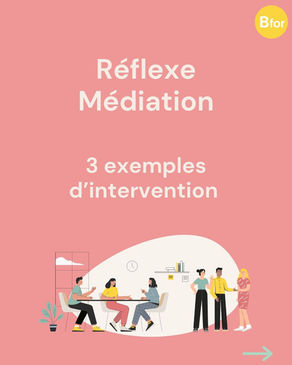 Réflexe Médiation - 3 Exemples d'intervention