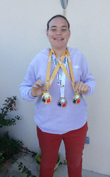 Mélanie, an athlete who doesn't pretend