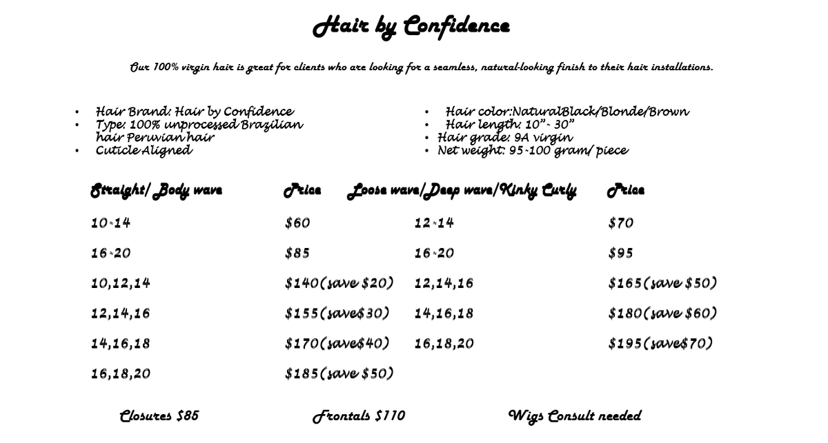 Confidence Upscale Studios