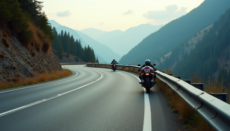 Explorează cele mai bune rute moto populare pentru weekend