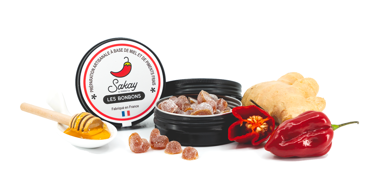 Bonbons au miel et au piment