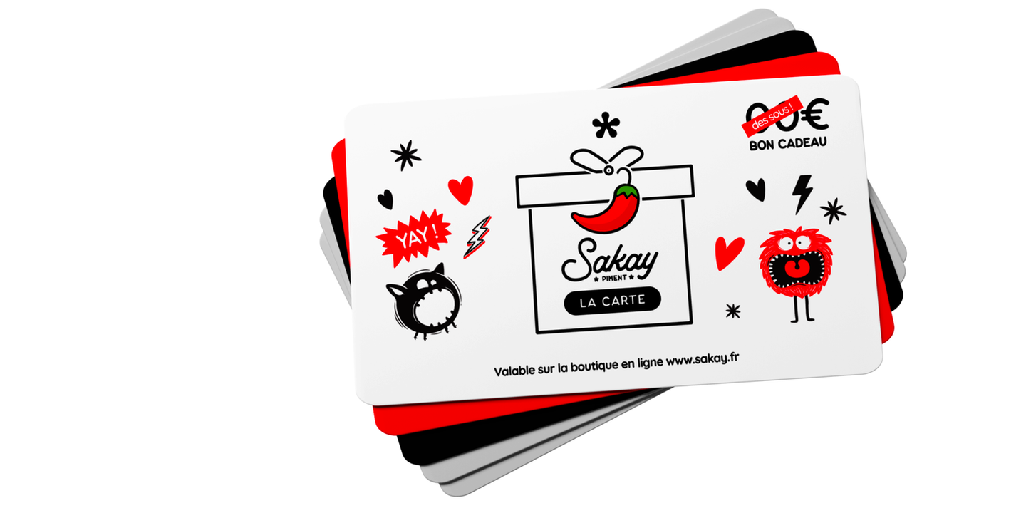 La e-carte cadeau Sakay