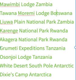 Current Lodges to date