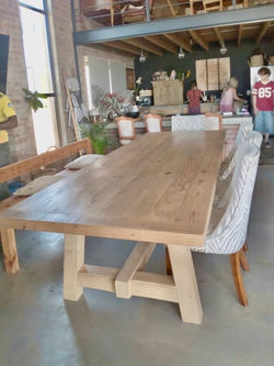 10 seater rustic recycled table