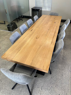 Boardroom table in oak