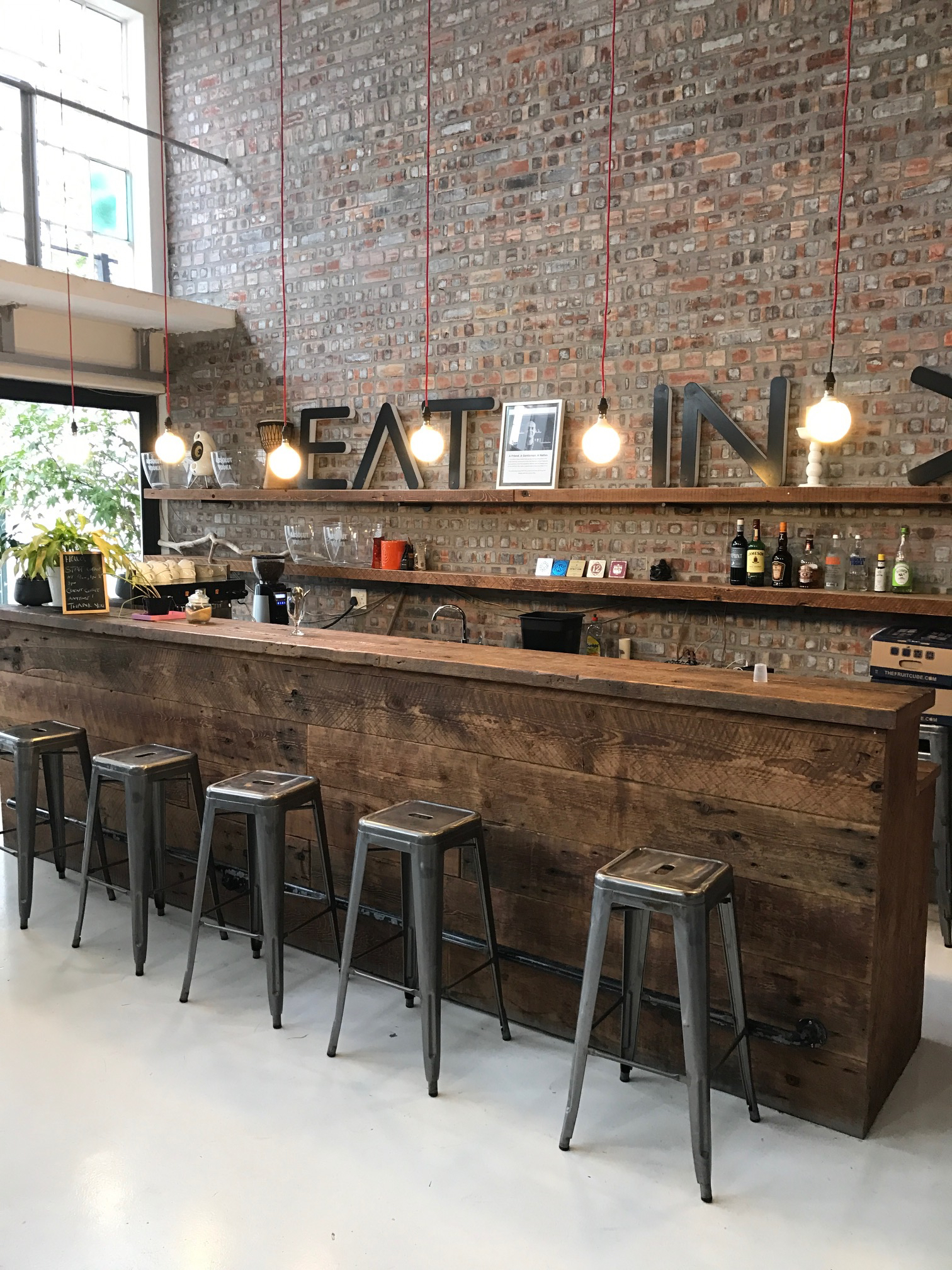 VML office bar in recycled oregon