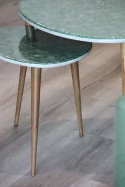 Resin side tables