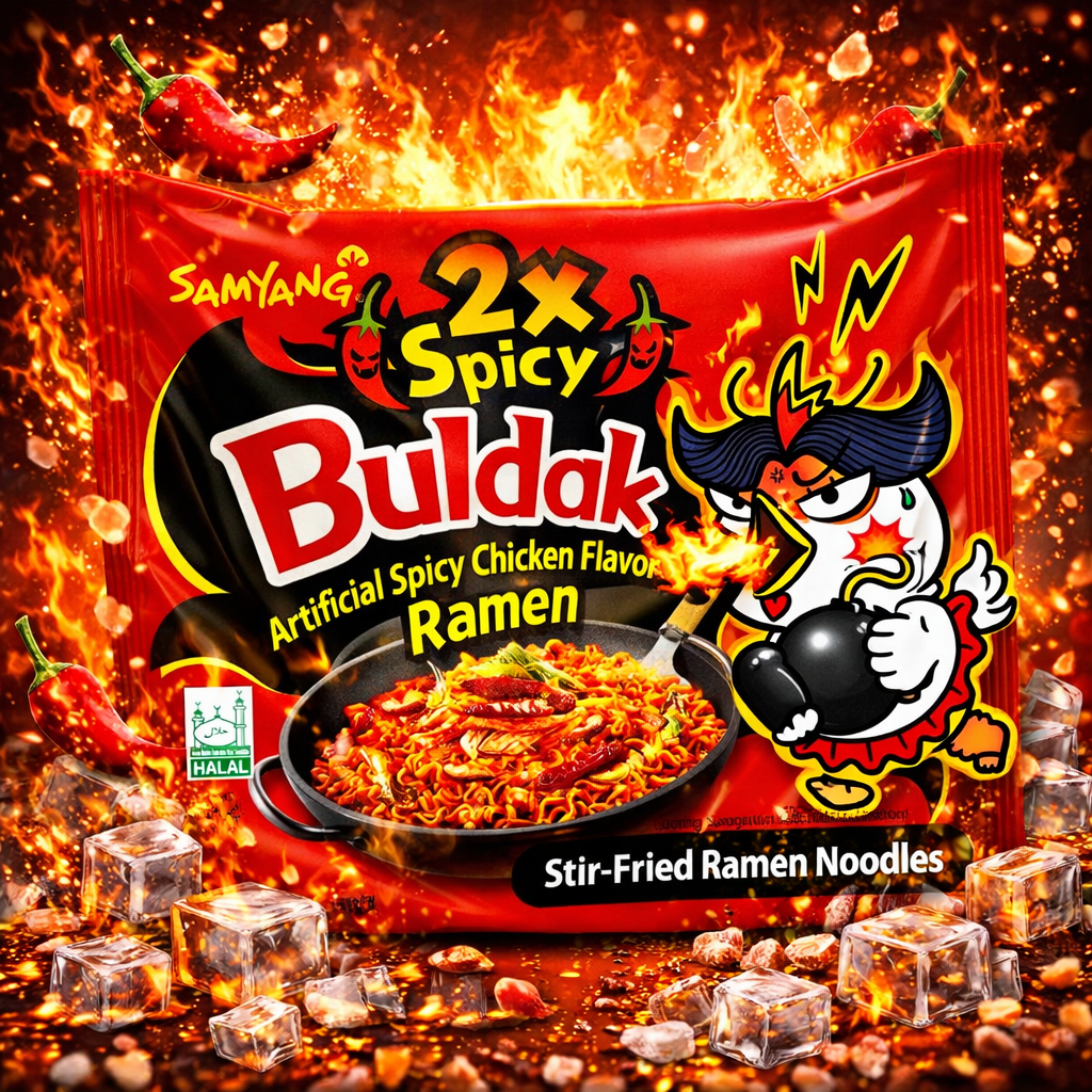 Buldak Ramen Noodles 2x Spicy