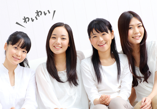 スタイリングした女性