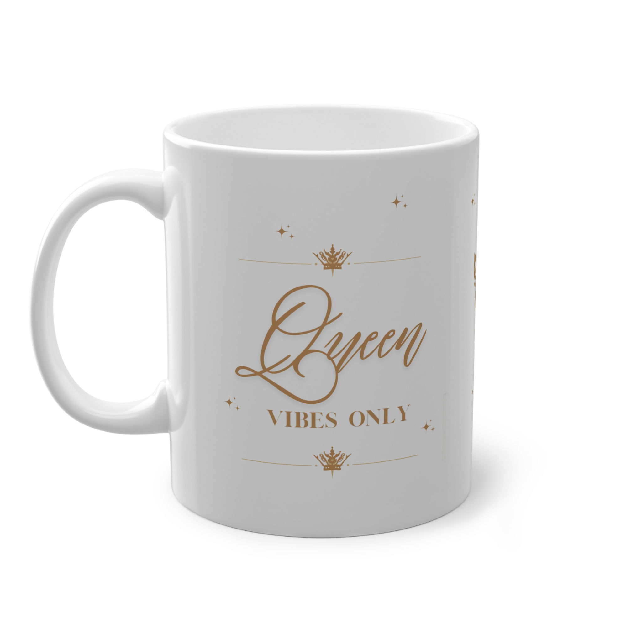 Mug « Queen Vibes Only » – Édition Souverainté & Élégance