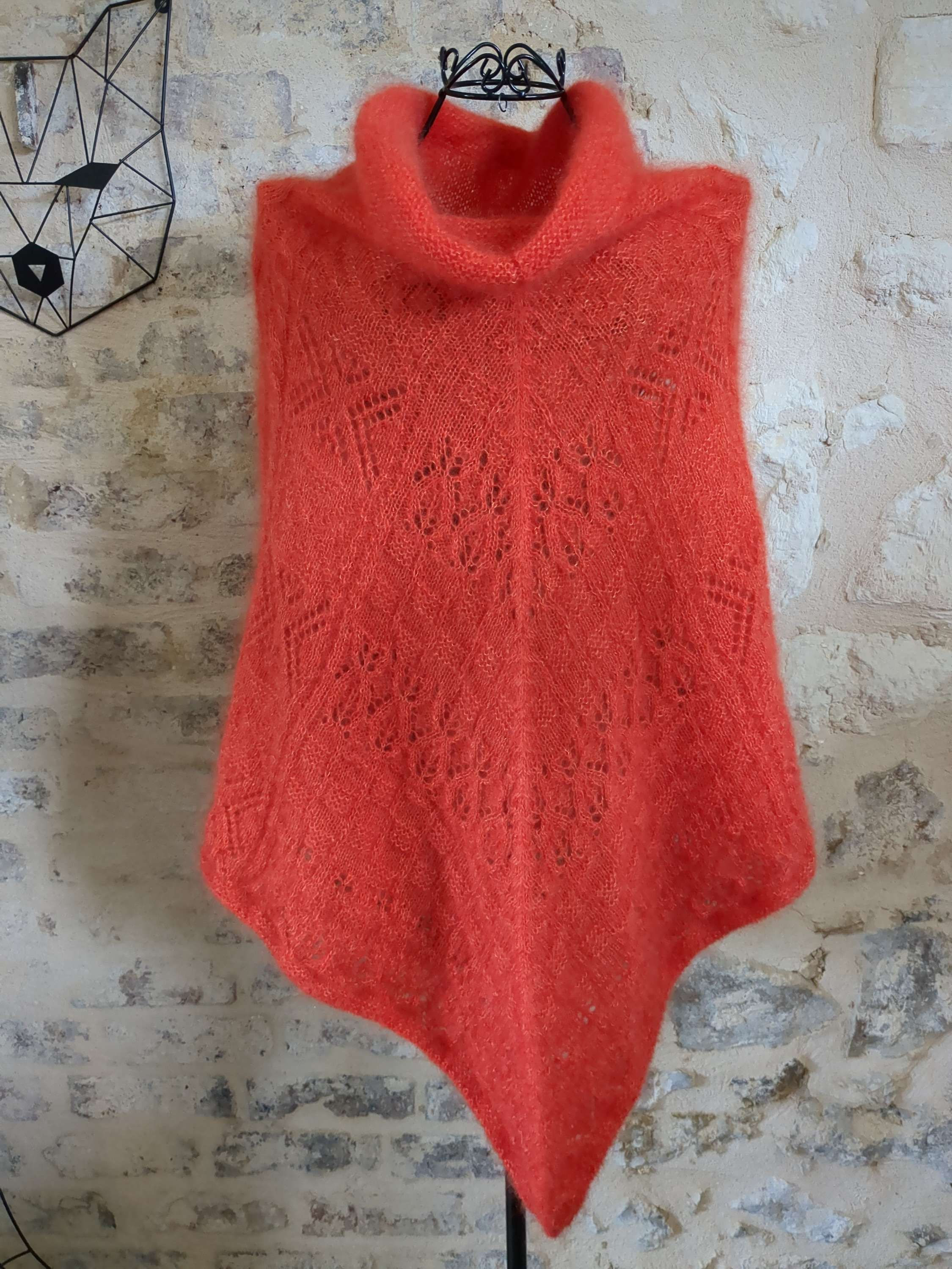 Poncho Selosse MANDARINE 
