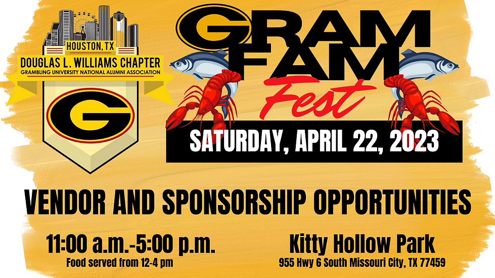 2023 Houston GramFam Fest Vendor & Sponsor