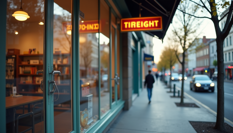 local storefront with signage representing improved local SEO visibility