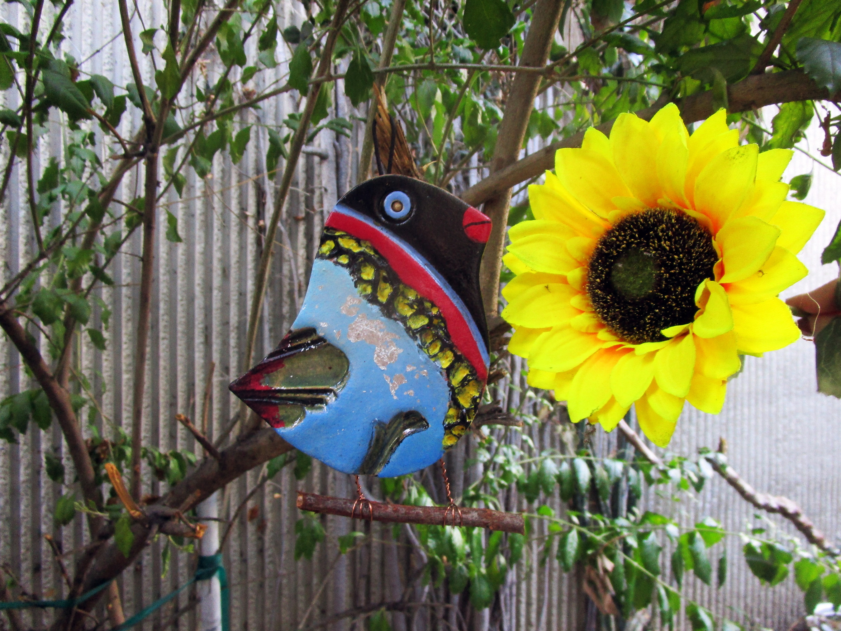 Large ceramic bird