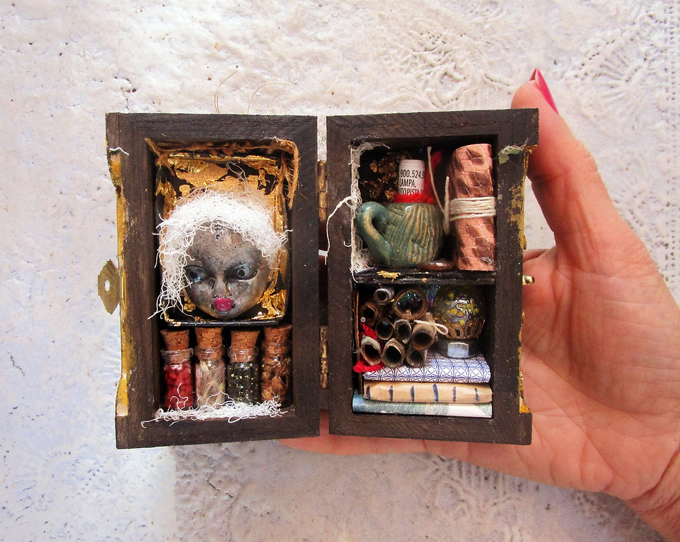 Thumbnail: Alchemist Box: Witches Apothecary with Potions & Healing Formula Books