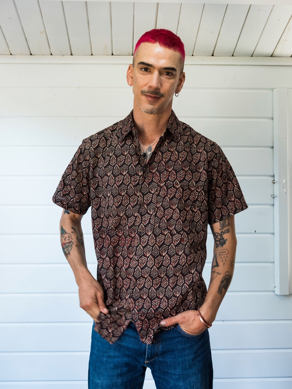 Camisa Block Print Rajul