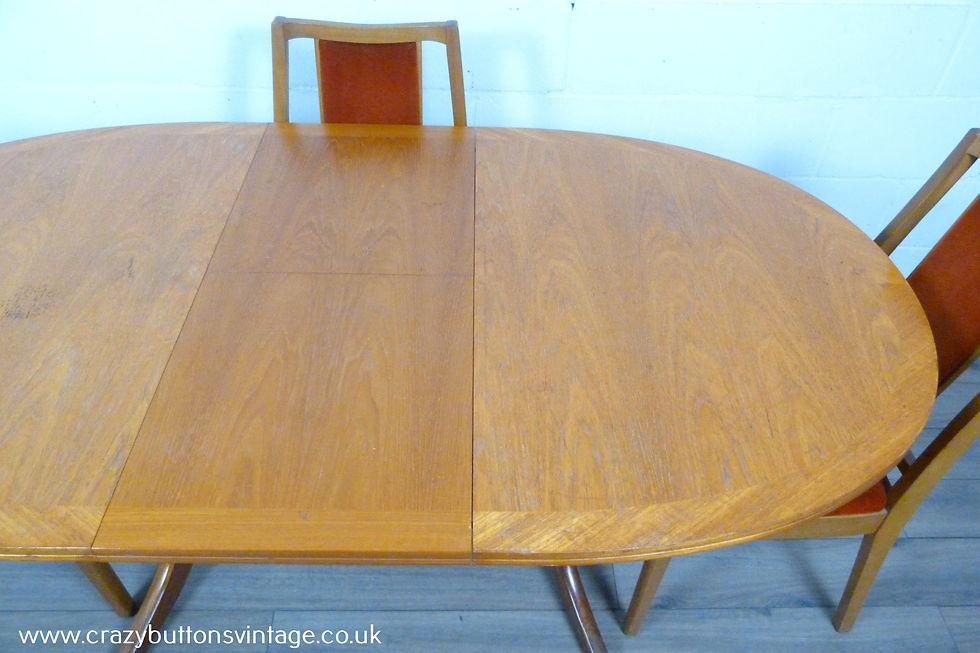 Thumbnail: Nathan teak table and chairs