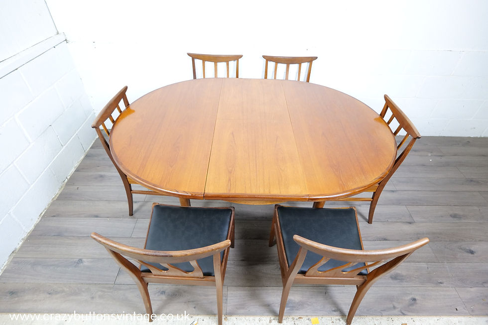 Thumbnail: G Plan Fresco table and Brasilia chairs