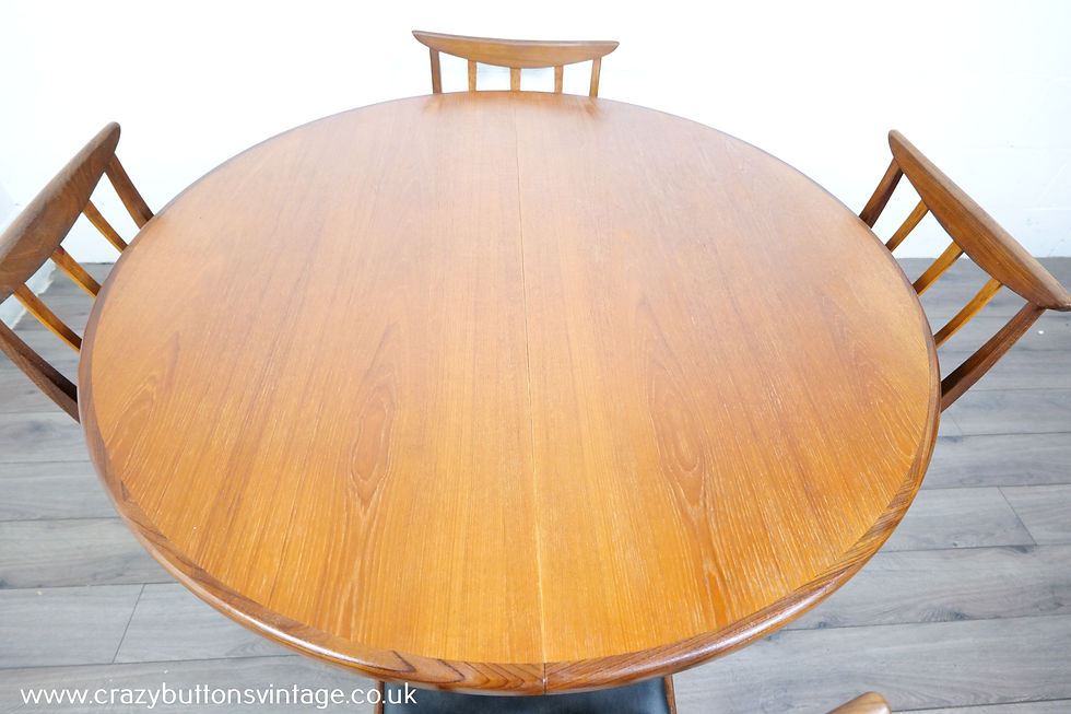 Thumbnail: G Plan Fresco table and Brasilia chairs