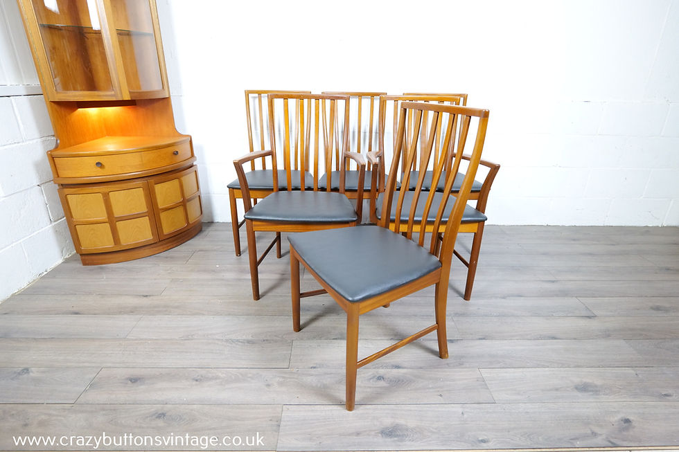 Six Mcintosh chairs including two carvers
