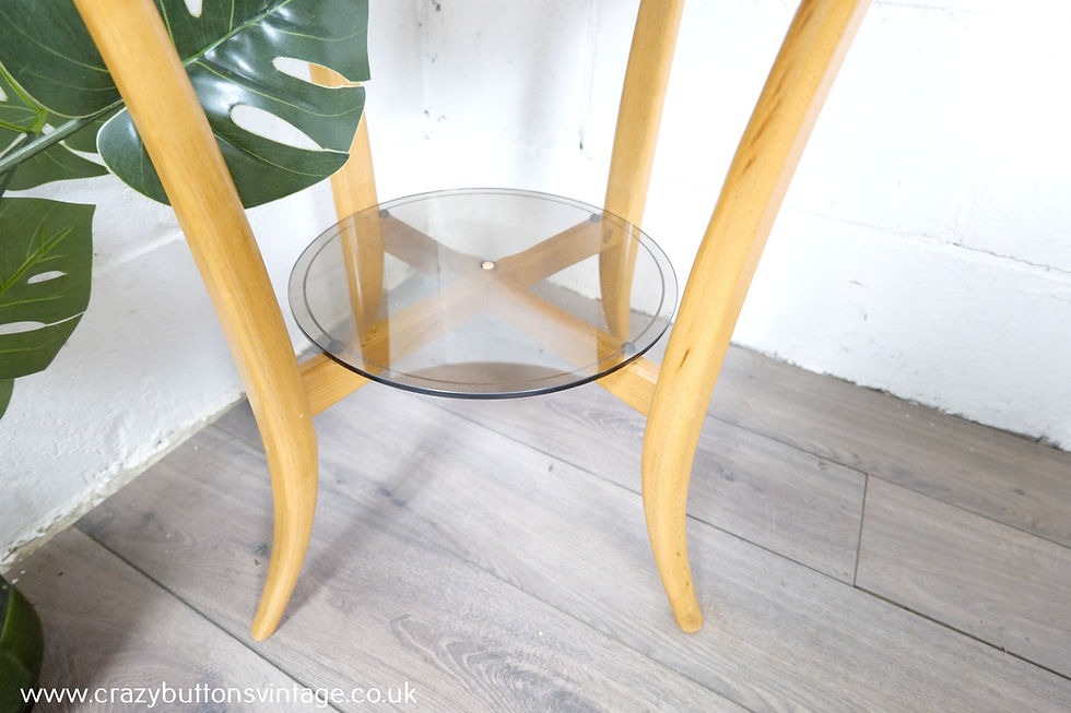 Thumbnail: Ercol lamp side table