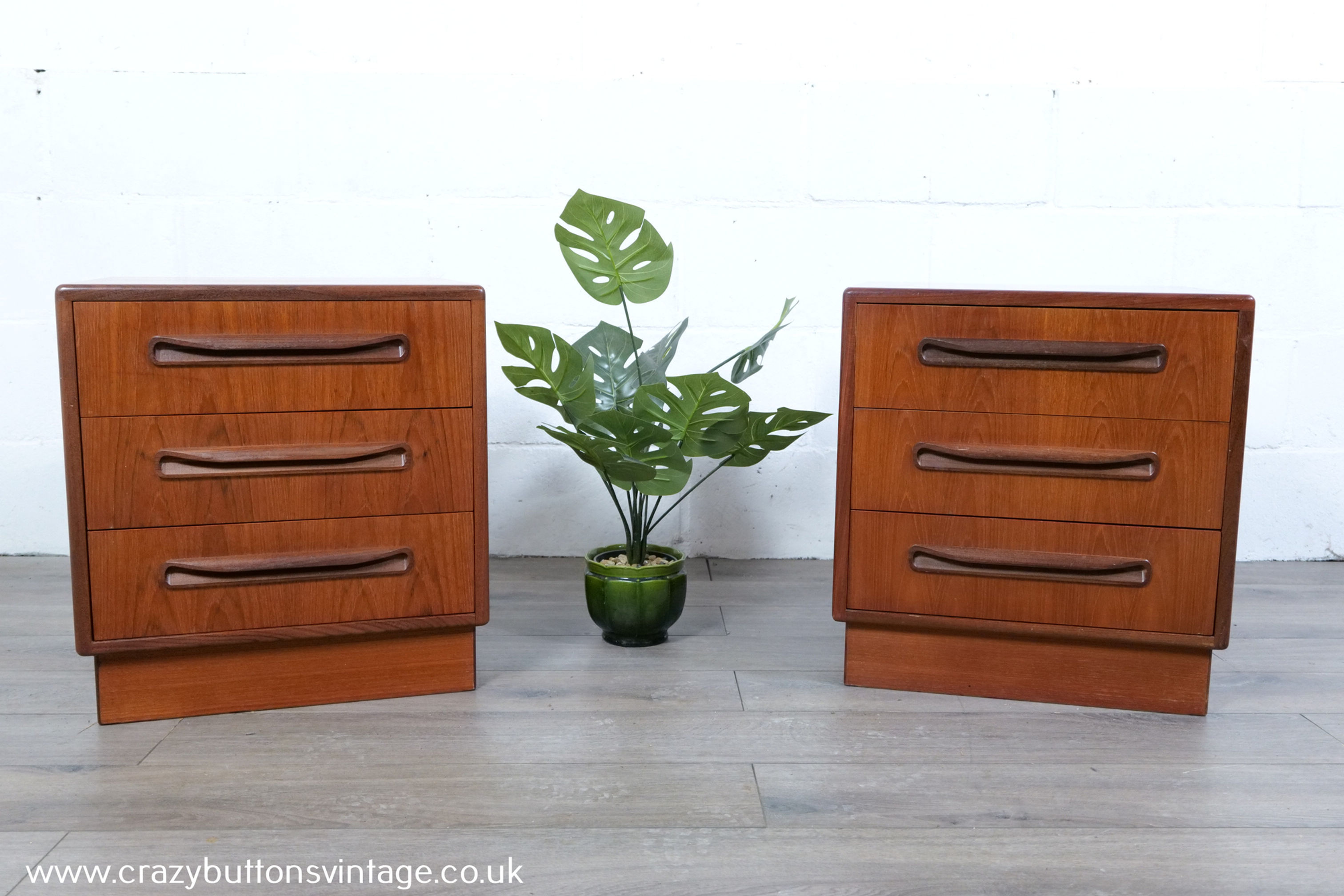 G Plan Fresco pair of bedside drawers