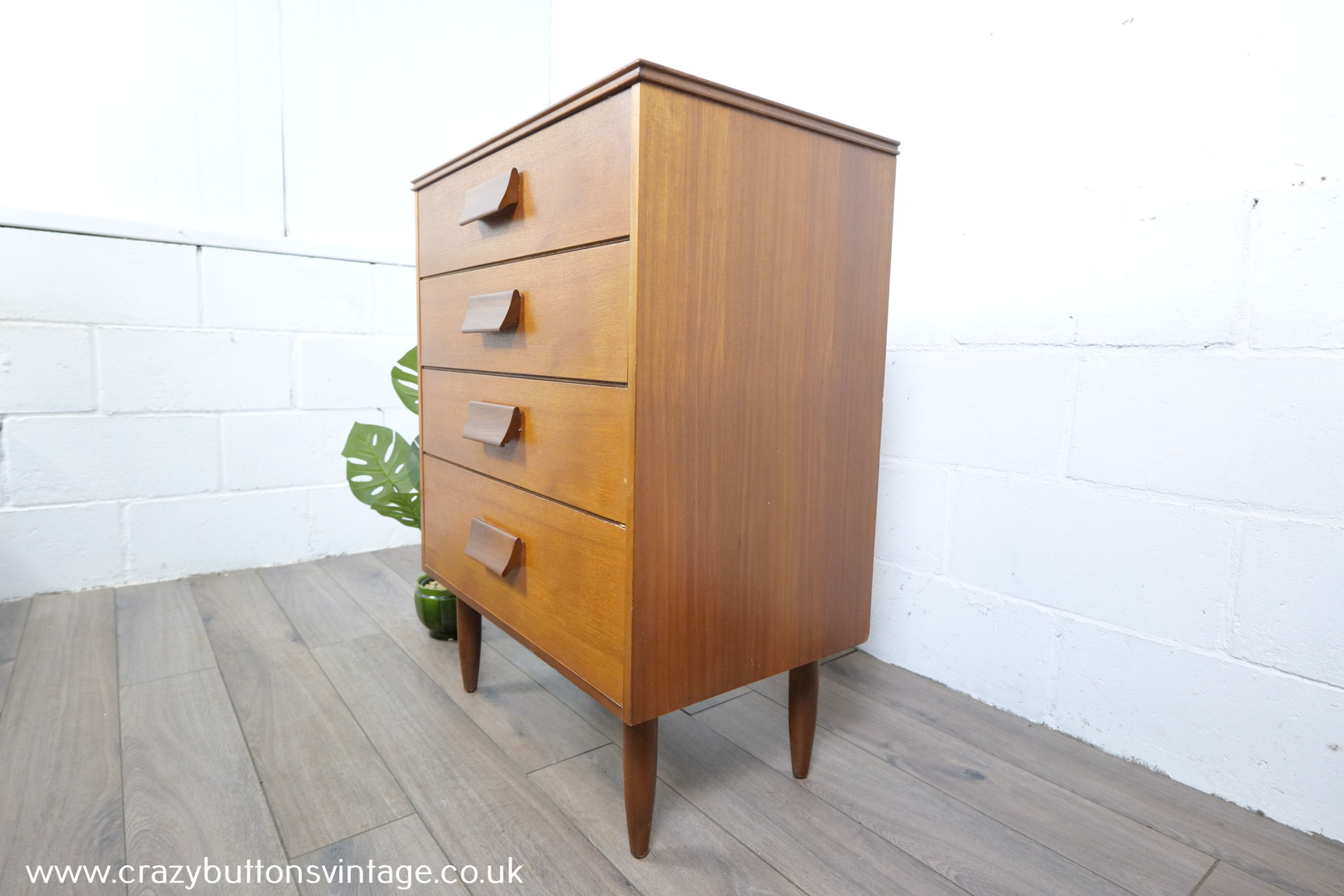 Mid-Century teak chest of drawers