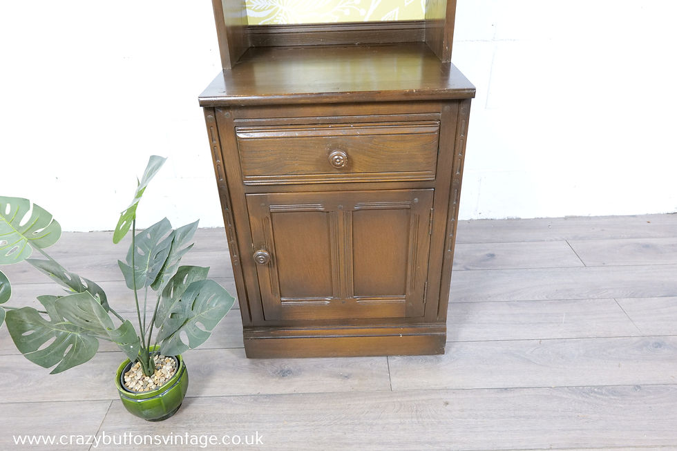 Thumbnail: Ercol old colonial bookcase