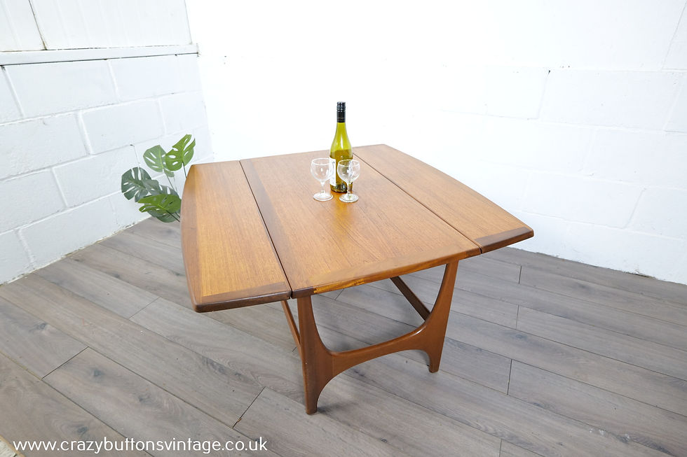 Thumbnail: Stonehill teak drop leaf coffee table