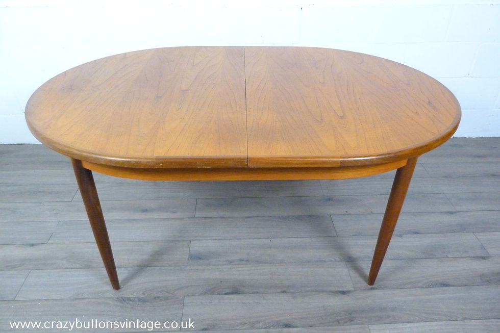 G Plan teak extending dining table