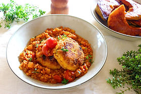 Tamarillo and coconut ripple nice cream