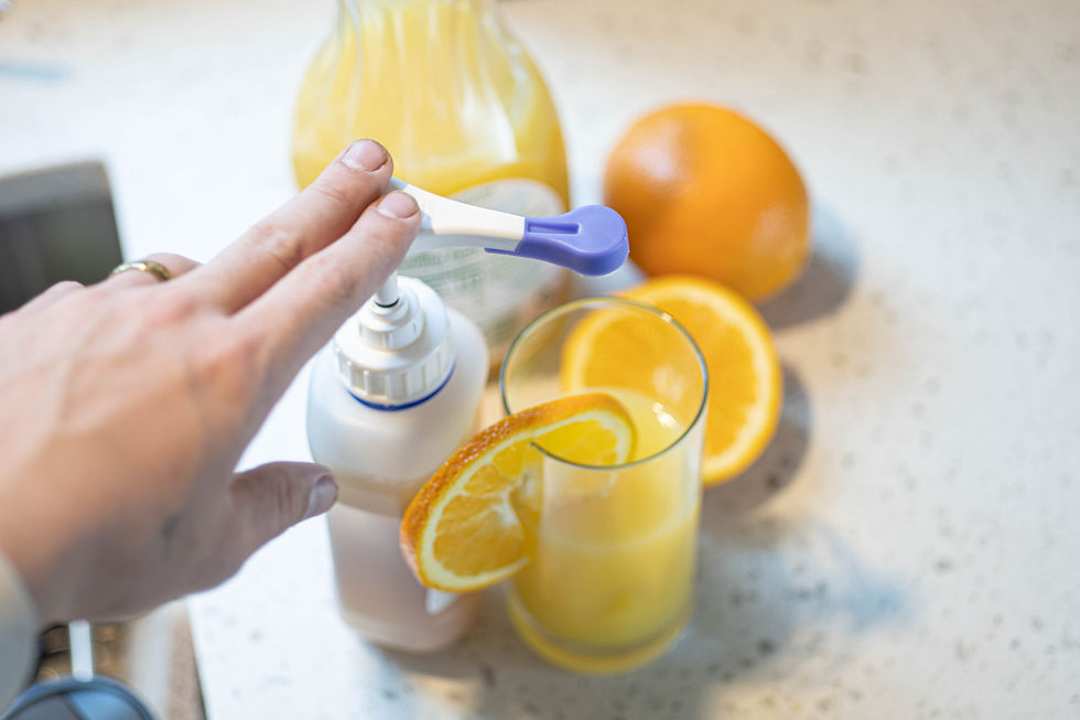 Yes, a beverage can sit at room temperature after mixing with SimplyThick EasyMix.