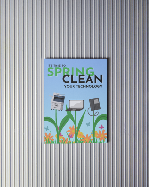 A Spring Cleaning flyer for Cornerstone Technologies